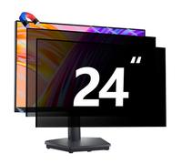 [2 Pack] Magnetic Computer Privacy Screen Filter 24 Inch for Frameless Monitor 16:9 Aspect Ratio, Removable Anti Glare Blue Light Protector, Double Sided Reversible Eye Care 24in Film