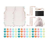 2-Pack Magnetic Reward Jar - Star Reward System For Classroom