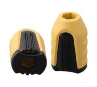 2-Pack Magnetic Ring Demagnetizer, ABS Plastic Screwdriver Bit Magnetizer Tool, For Hand Tools 28X17x15mm Red Blue Yellow, Drill Bit Magnetizer(Yellow)