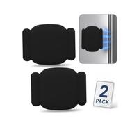 2 pack Magnetic Silicone Case For UGREEN FineTrack Mini 2 Anti-Loss Tracker,daunke Full Protection Cover(suitable for Elderly,Pets,Backpack,Kids,Keys) Scratch-Resistant,Black