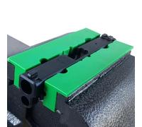 2-Pack Magnetic Soft Pad Vise Jaws for 4/5/6 Inch Bench Vise and Mill Clamps - Rubber Protective Jaws for Metalworking, Woodworking(Green C)