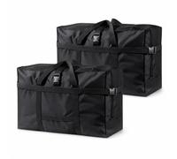 2 Pack Maletines de 50 Libras para Viajar a Cuba Duffel Bags, Galaxy Black | maleta de viaje para 50 libras, 52 linear in checked duffel with water resistant Oxford fabric and trolley sleeve