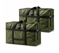 2 Pack Maletines de 50 Libras para Viajar a Cuba Duffel Bags, Nature Green | maleta de viaje para 50 libras, 52 linear in checked duffel with water resistant Oxford fabric and trolley sleeve