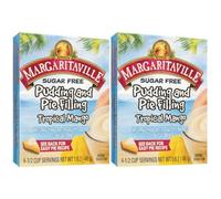 (2 PACK) Margaritaville Sugar Free Tropical Mango Pudding & Pie Filling Mix 1.62oz (46g)