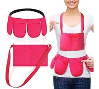 2 Pack Mastectomy Drainage Holder with 4 Pouch Shower Bag Adjustable Drain Holder After Tummy Tuck Quick Dry Stretchy Handy for Mastectomy Recovery Breast Augmentation Reduction,C