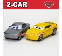 2-Pack Mattel Disney Pixar Cars 3 Cruz Ramirez Sterling 1:55 Diecast, NEW Loose