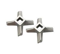 2 Pack Meat Grinder Blade Stainless Steel Knife Cutter Replacement for