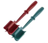 2 Pack Meat Grinder Tools Handheld Chopper Shovel Kitchen Separator for Efficient Meal Preparation Cooking Ergonomic Handle Compact Storage Versatile Usage Red Green