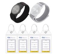 2 Pack Medallion Holders for Princess Cruises, 5 Pack Luggage Tags for Cruise Ships, Black-grey, Contemporary