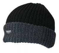 2 Pack Men’s Thinsulate Thermal Beanie Hat - Fleece Lined Winter Hat, Chunky Ribbed Knit Warm Ski Cap, 3M 40g Insulation, One Size Fits All - Ideal for Cold Weather, Walking, Work & Outdoor Wear