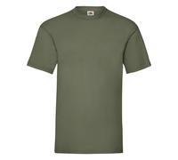 2 Pack Mens Plain T-Shirts Crew Neck Short Sleeve Fruit Of The Loom Tees S-5XL