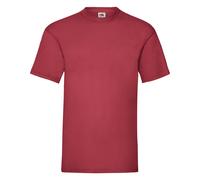 2 Pack Mens Plain T-Shirts Crew Neck Short Sleeve Fruit Of The Loom Tees S-5XL