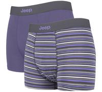 2 Pack Mens Soft Natural Bamboo Fibres Fitted Underwear Trunks by Jeep