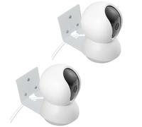 2 Pack Metal Camera Wall Mount Compatible with Tp-Link Tapo TC70/C210/C200/ C220,Kasa Ec70/Kc410s Security Cameras,Ceiling Mount Bracket with Screws & Anchors for Installation