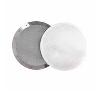 2-Pack Metal Coffee Filter Disc for AeroPress & Ultra-Fine Reusable Brewers, 304 Stainless Steel, Coated Mesh, Dishwasher-Safe, Eco-Friendly Refill, Fits Original/Go/Clear, Gift for Café/Party/Travel