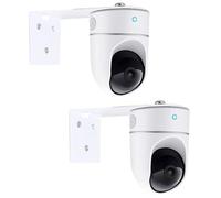 2 Pack Metal Corner Wall Mount Compatible with Eufy Security Indoor Cam E220/P24,Eufy Solocam S220/C210,2C/2C Pro,Corner Wall Bracket Holder for Security Camera Indoor and Outdoor,Get Best Viewing