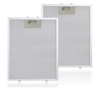 2 Pack Metal Grease Filter for Cooker Hood, Universal Compatible Grease Filter for Kitchen Cooker Hoods - Durable & Efficient