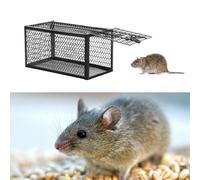 2 Pack Metal Humane Mouse Trap Cage Rat Catcher
