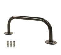2 Pack Metal Monkey Bars - Indoor Playground Handles Ceiling Grab Bars for Kids Climbing Wall Ladder Accessories Durable Black Playground Equipment for Indoor & Outdoor Fun