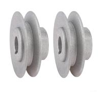 2 Pack Metal Motor Pulley for Industrial Sewing Machine Clutch System 40mm 50mm 55mm 60mm 65mm Sizes Construction(60mm)