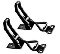 2 Pack Metal Toggle Latch,Box Closure Tension Lock Toggle Clamp Latch Adjustable Toggle Latch Quick Release Toggle Catch Latch for Tool Boxes Trunk Cases (Black 2pcs)