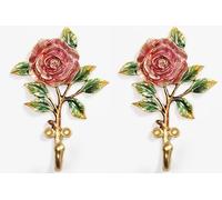 2 Pack Metal Wall Hooks with Bird Shape, Vintage Antique Decorative Wall Hangers, Heavy Duty Organizer Door Hooks Wall Mounted, Ideal for Hanging Keys Coats Hats Towels Bags