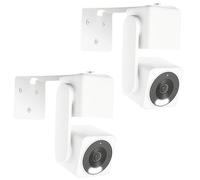 2 Pack Metal Wall Mount Compatible with Wyze Cam Pan V4/V3,Outside Corner Wall Mount for Outdoor Indoor Camera,Camera Corner Mount Bracket Improves The Field of View Reduce Blind Spots