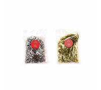 2 Pack Metallic Gold & Silver Decorative Shred