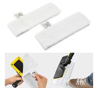 2 Pack Microfiber for Steam Mop Pads for karcher for easyfix SC1 SC2 SC3 SC4 SC5 Reusable Floor Cleaning Cloths, For Hard for surface Deep Dirt Removal | Entgoinggo