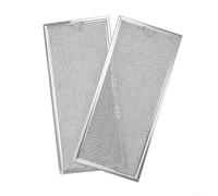 2-Pack Microwave Grease Filter Aluminum Mesh 34x15cm