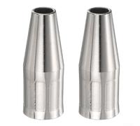 2-Pack MIG Welding Nozzles, 0.4" Orifice KP3075-1-38F, Copper Nickel-Plated, Compatible with 250L PRO Curve 200 Series 200A/300A/400A Welding