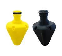 2-Pack Mini Compact Long-Lasting Sewer Jetter Nozzle - Pressure Washer Accessories for Drain and Pipe Cleaning