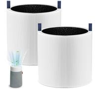 2 Pack Mini Max Air Filter Replacement, Filter Compatible with BLUEAIR Blue Pure Mini Max Air Purifier, True HEPA H13 + Activated Filter