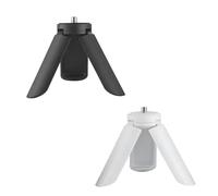 2 Pack Mini Tripod Compatible with DJI Osmo Pocket 3 & 2 Portable Camera Tripod Desktop Stand Practical Digital Equipment Accessories Camera Parts (Black & White)