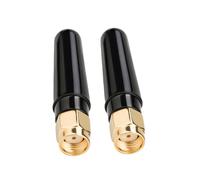 2-Pack Mini WiFi Bluetooth Dual Band Antenna 2.4GHz/5GHz/5.8GHz RP-SMA Male Omni-Directional for Router, PC, ASUS ASRock Mini-ITX Motherboard, WiFi 6 Card, FPV TX, ThinkCentre, IP Camera