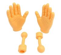 2-Pack Miniature Hands Cat-Petting Hands Realistic Left and Right Hands 2 -Finger Sticks Pet Toys Prank Tools Comedy Performances Pet Cats Parties
