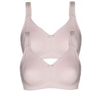 2 Pack Minimiser Bra Milano by Susa 8193 36-44 B-F Black and Nude