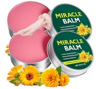 2 Pack Miracle Herbal Balm Fast-Absorbing Cream for Legs Feet & Joints - Lightweight Non-Greasy Moisturiser with Natural Calendula, Mint & Honey for Nourishing Soothing Comfort