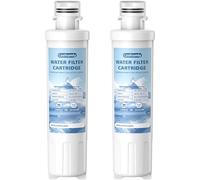 2 PACK MIWF6200 Water Filter Cartridge Compatible with Midea MRS26D5AST, MIWF6200, MF-2008-R2, For Sharp SJWF200, SJG2254FS, For Thor Kitchen WF200, For Zline MIWFT2100, RFM-W-36 Models, 200 Gallon