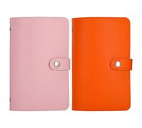 2 Pack Money Saving Wallet, 100 Envelopes Easy and Fun Organizer, Savings Challenge Book for Couples, Budget Binder Planner for Cash Stuffing Saving Book with Cash Envelopes for School Home Office