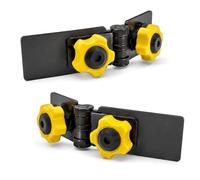 2 Pack Monitor Connectors Compatible with Most Computer Monitors Curved and Flat Screen Universal Dual / Triple Monitor Connector Bracket with Adjustable Angle Hinge for Seamless Display Setup
