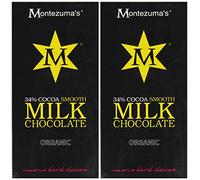 (2 PACK) - Montezumas Organic Smooth Milk Chocolate Bar | 12 X 100g | 2 PACK - SUPER SAVER - SAVE MONEY