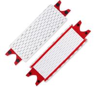 2 Pack Mop Heads Replacement Compatible with Vileda 1-2 Spray Mop Refill Microfibre Pads, Grey