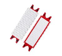 2 Pack Mop Heads Replacement Compatible with Vileda 1-2 Spray Mop Refill Microfibre Pads, Grey