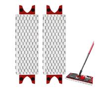 2 Pack Mop Refill Compatible with Vileda 1-2 Spray, Microfibre Mop Head Replacement, Absorbent Washable Durable Mop Pads for Home Floor Cleaning