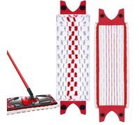 2 Pack Mop Refill Compatible with Vileda 1-2 Spray Mop, for Vileda Mop Head Replacement, Microfibre Floor Mops