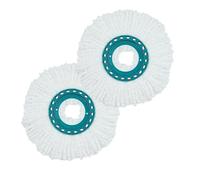 2 Pack Mop Replacement ，Compatible For Leifheit Clean Twist Disc System Head Microfiber Very Absorbent(2 pack mop)