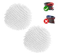 2 Pack Mop Replacment Heads for O-Ceda Mop Replace Head Spin Mop Heads Replacements, Microfiber Spin Mop Refills