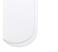 2 Pack Moses Basket/Pram Fitted Sheets 75 x 35cm - White Design - Light, Breathable & Luxurious Jersey Cotton Made To Last & Designed To Fit Prams & Moses Baskets