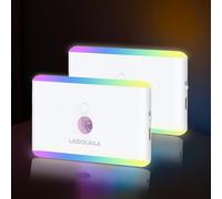 2-Pack Motion Sensor Night Light - Cruise Approved, Magnetic & Rechargeable with USB, RGB Color-Changing Modes, LED Auto Nightlight for Cabin, Bathroom, Hallway, Bed or Stairs (Indoor Travel Use)